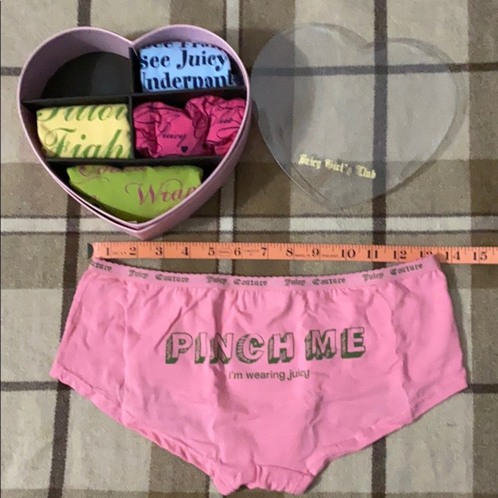 JUICY COUTURE BRAND NEW UNDERWEAR BOX SET ORG $58
